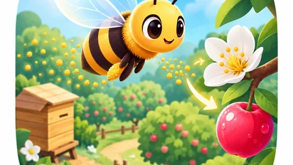 Illustration du jeu « Bzz! Le Grand Verger »